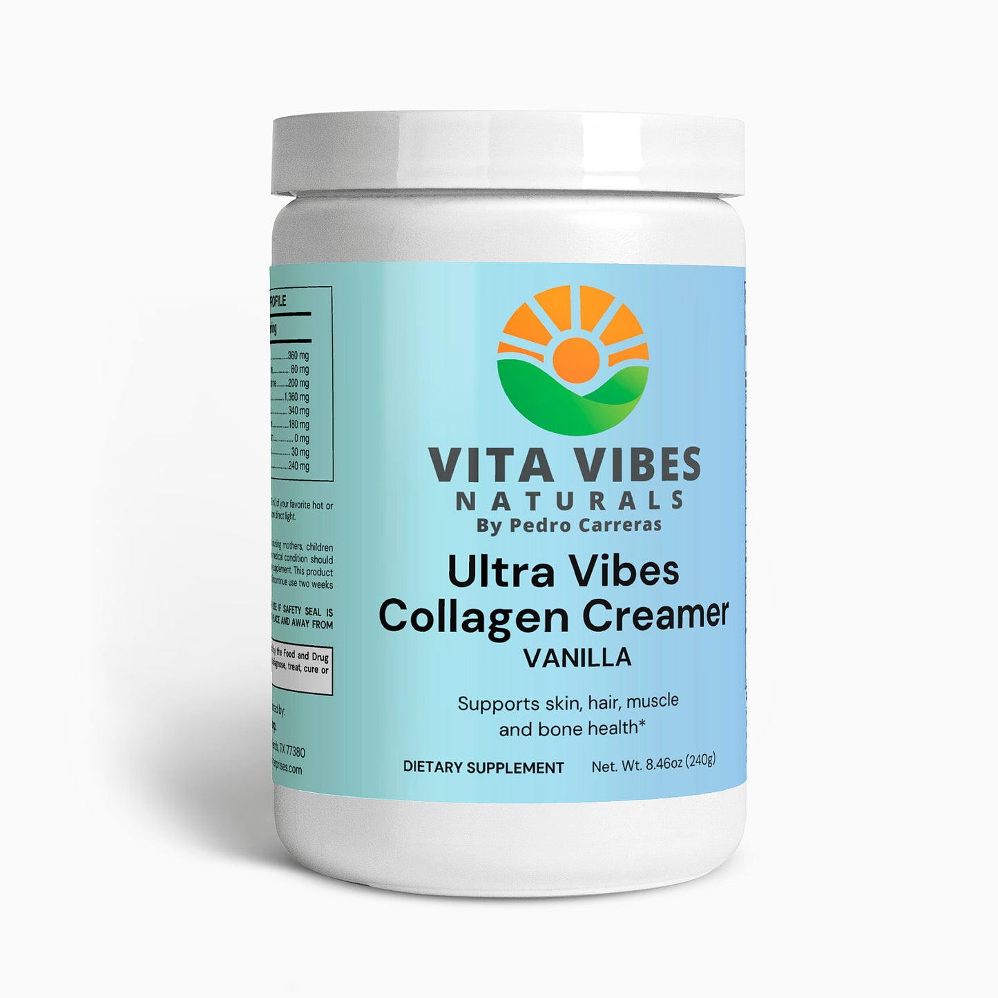 Ultra Vibes Collagen Creamer (Vanilla)