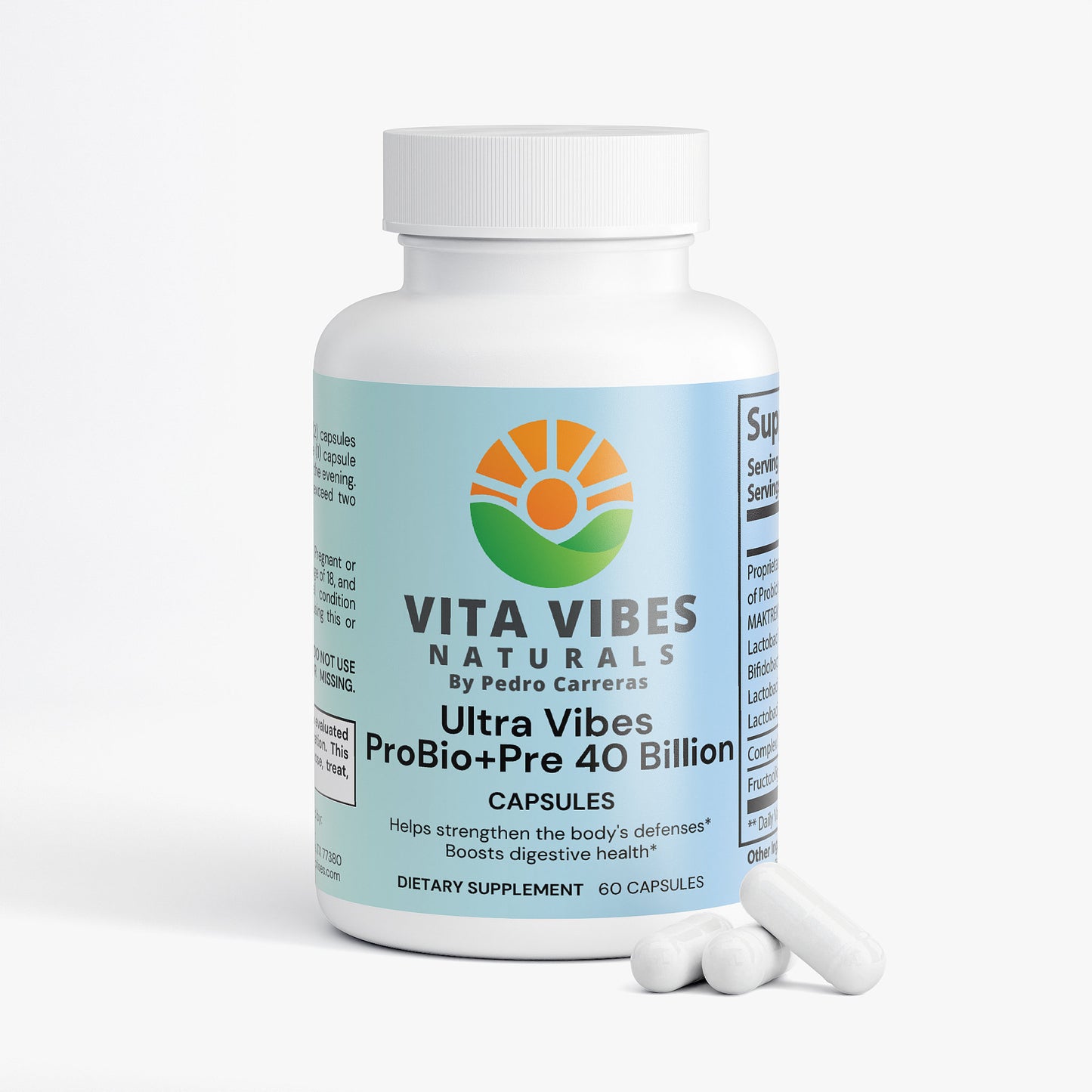 Ultra Vibes ProBio+Pre 40 Billion