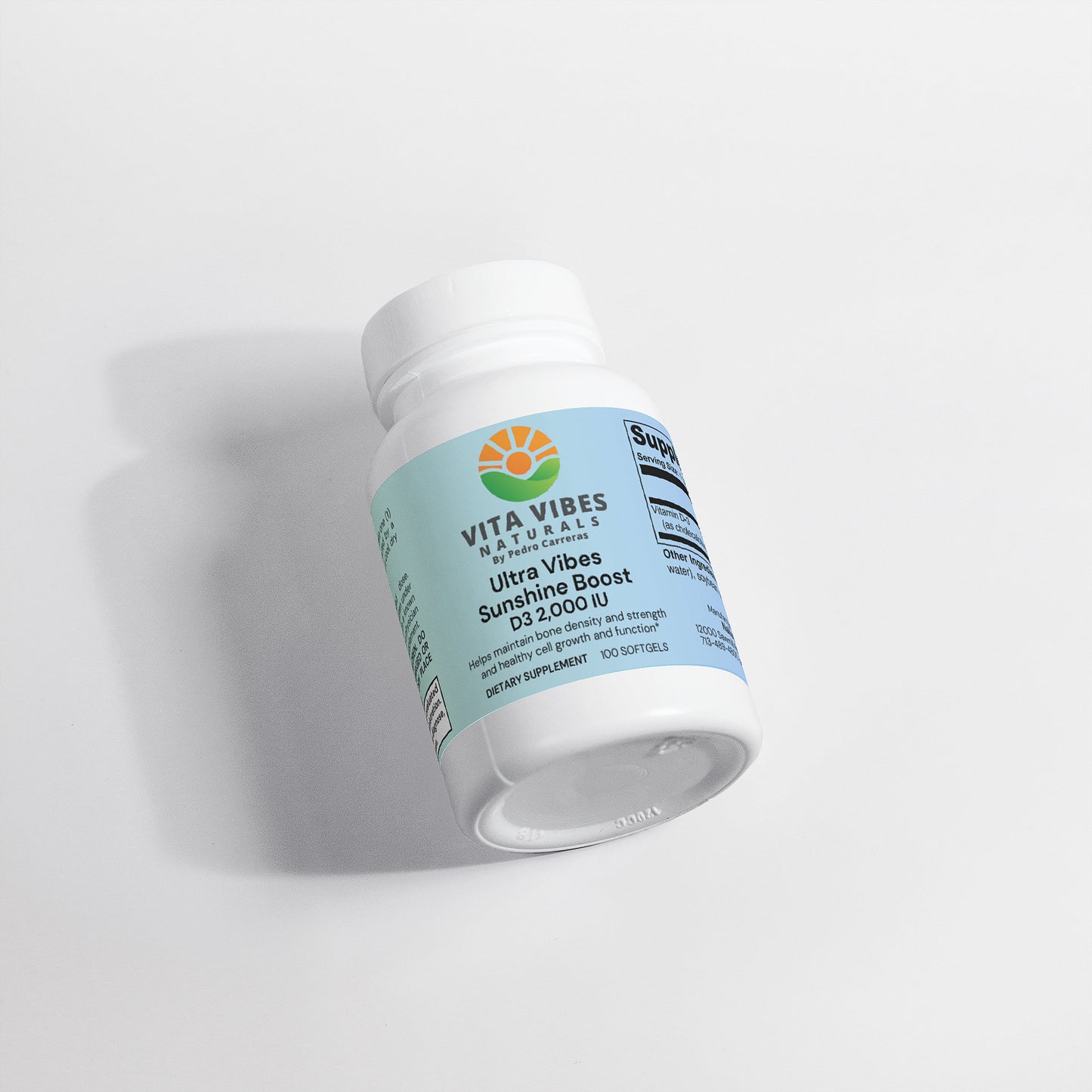 Ultra Vibes Sunshine Boost D3 2,000 IU